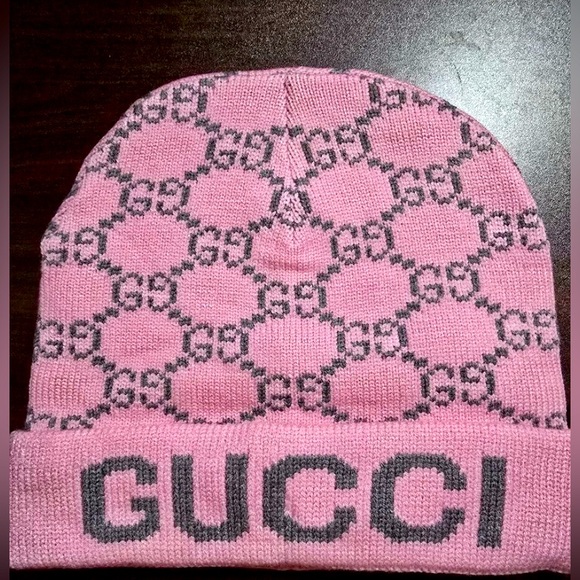 Gucci Pink Beanie Hat - Picture 1 of 3